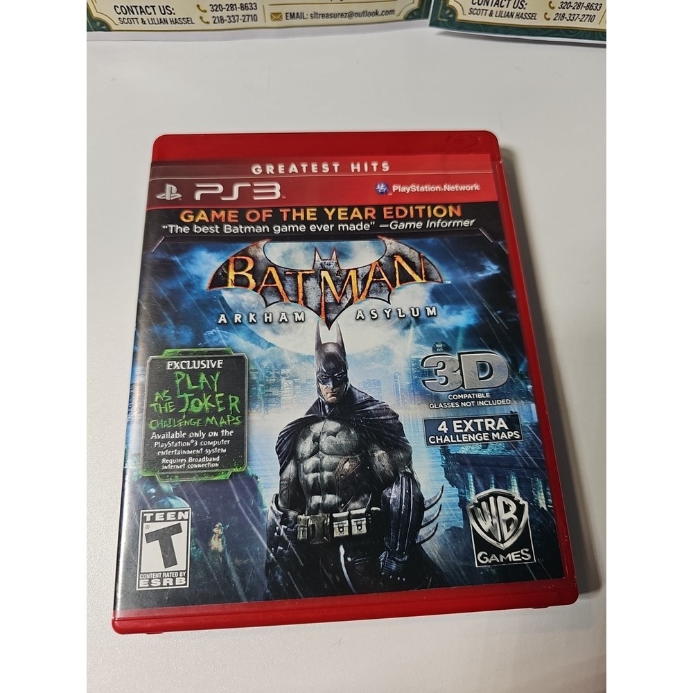 Batman: Arkham Asylum: Game of the Year - Sony PlayStation 3